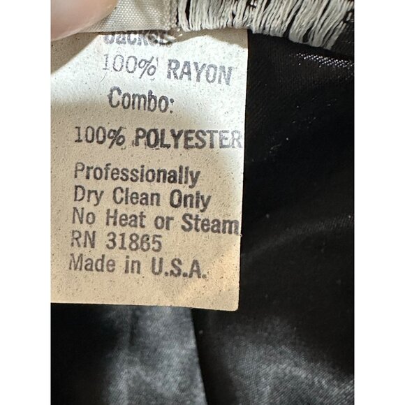 After Five By Julie Duroché Vtg Saks Fifth Avenue Sequined Plaid Blazer Jacket S - Picture 4 of 16